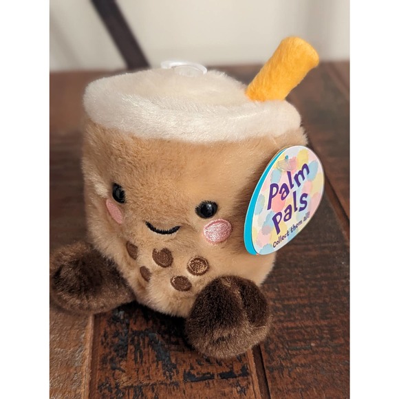 Palm Pals-Milky Tea Boba Plush - Picture 2 of 7